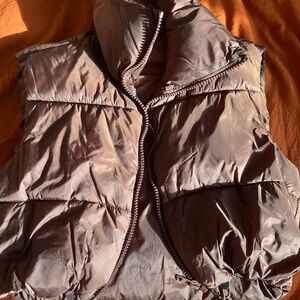Brown Puffer Vest